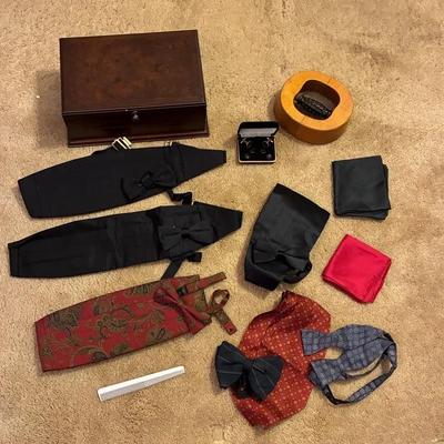 Sterling Silver Cuff Links, Cummerbunds And More 