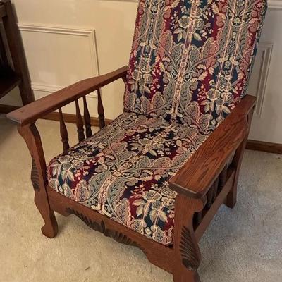 Arts And Crafts Adjustable Arm Chair 