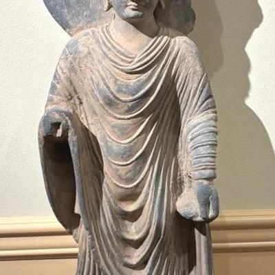 Carved Stone Ghandaran Buddha 