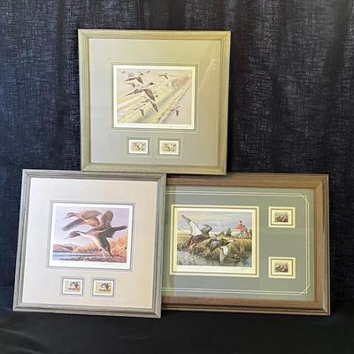 Matted And Framed Duck Stamp Prints #3