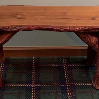 Raw Edge Log Bench #1