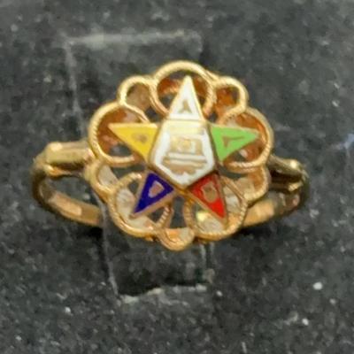 Eastern Star Ring 10K Gold
