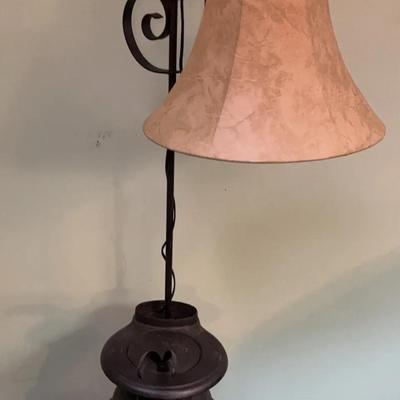 Cast Iron Potbelly Stove Lamp