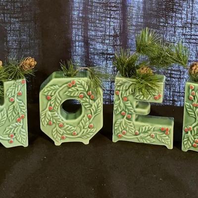 Vintage Lipper & Mann “NOEL” Candle Holders (From 1950’s)