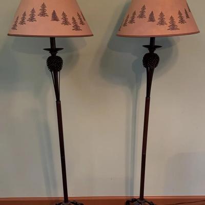 Pine Cone Floor Lamps #2 (2)
