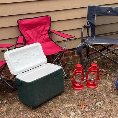 Coolers and Camp Chairs (and Lanterns)