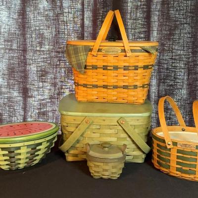 Longaberger Basket  in Green 