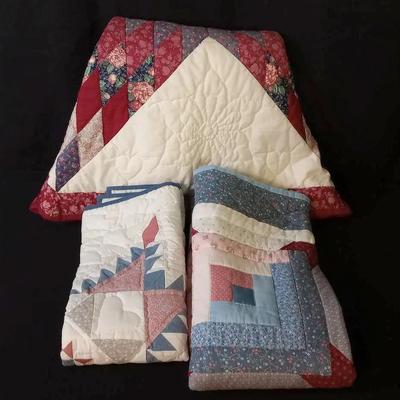 Quilted Wall Hangings #2 (Three Hangings)