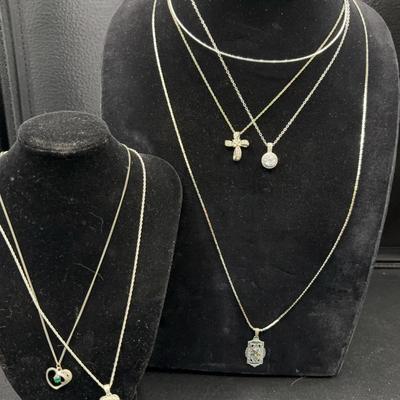 Silver tone Necklaces