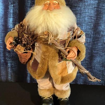 Santa Carrying Firewood