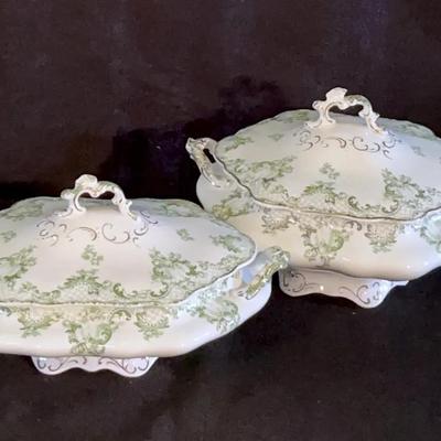 “Cloverly Green” China By Johnson Bros - Serving Pieces #2