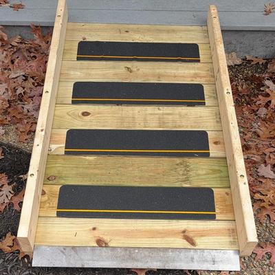 Single Step Wooden Ramp