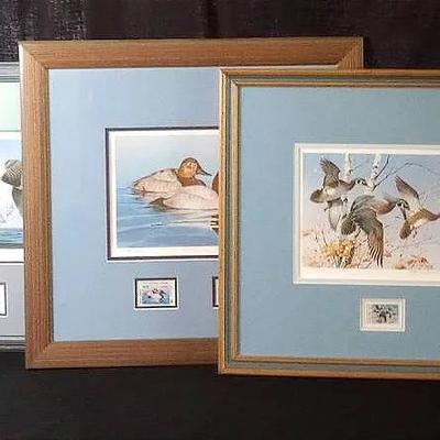 Matted and Framed Duck Stamp Prints #2