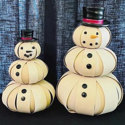 Longaberger Woven Snowmen