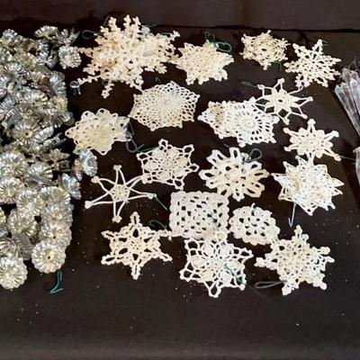 Candleholders, Icicles + Snowflakes