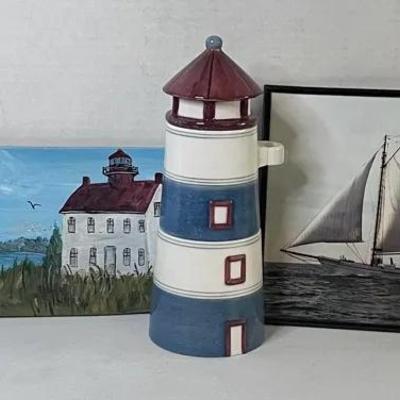 Sailboats And Lighthouses