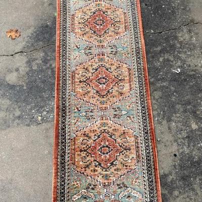 Orange Ornamental Rug