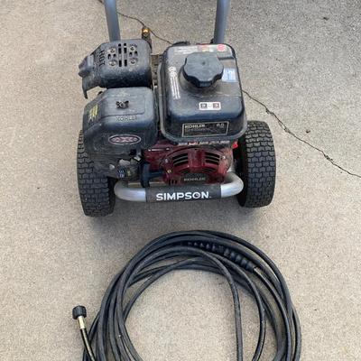 Simpson 3300PSI Pressure Washer with Kohler Engine & Hose
