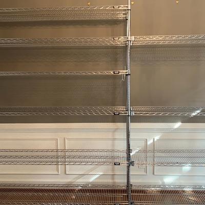 Uline 6' & 4' Attached Metal Shelving Units