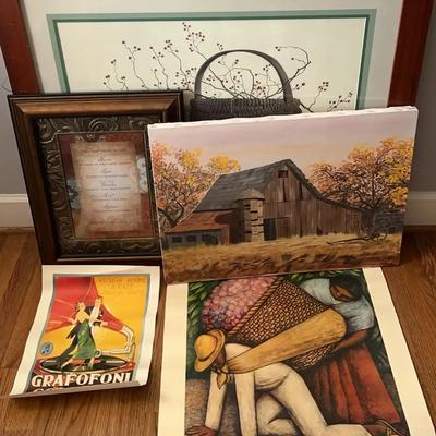 Vintage Art Prints & Framed Decor Featuring Diego Rivera “The Flower Vendor”