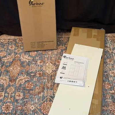 Two Five-Cube Open Shelf Bookcases (New in Box)