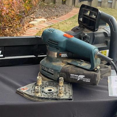 Makita Chainsaw & Black+Decker Sandstorm Sander