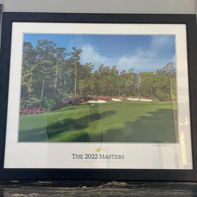 2022 Masters Augusta National Golf Course Print