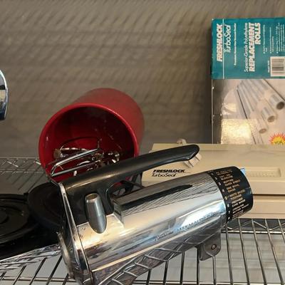 Vintage Sunbeam Mixer and Stand & Freshlock Vacuum Sealer