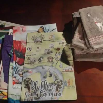 Festive Flags And Towels