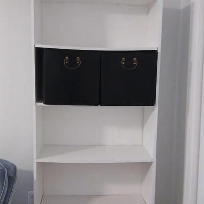 OttLite 36-watt Pivoting Floor Lamp And Open Book Shelf 