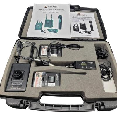 AL104 Azden  330 Dual Channel Camera Mount Wireless Microphone System