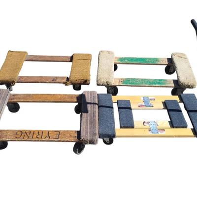 MI420 Hardwood Carpet End Dollies 