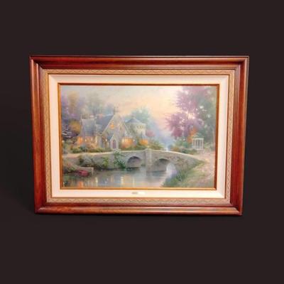 BN102 - Thomas Kinkade Lamplight Manor - With Authenticity