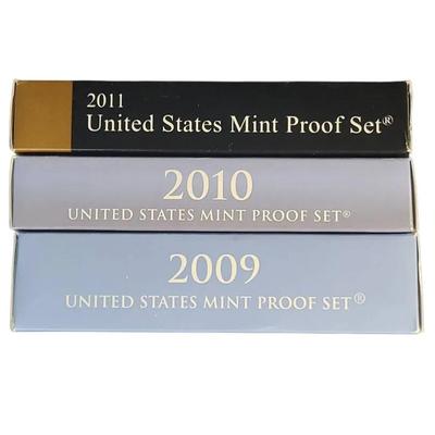 MF102 US Mint Proof Annual Set 2009-2011