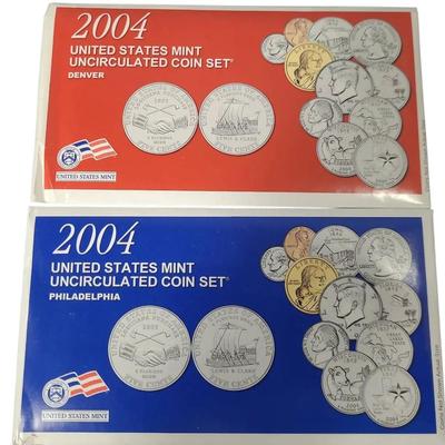 MF112 2004 US Mint Uncirculated Coin Sets