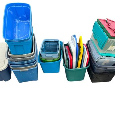 MI424 - Mystery Lot Of Mixed Storage Bins 