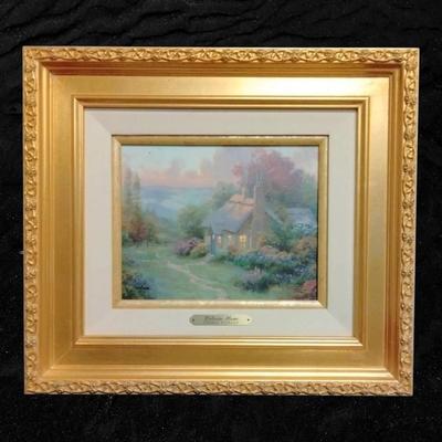 BN104 Thomas Kinkade - Welcome Home - With Authenticity