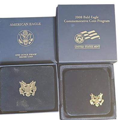 MF104 American Eagle & Bald Eagle Coins