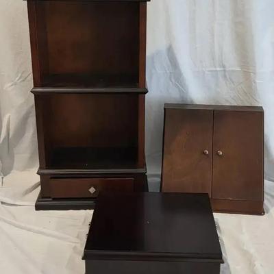 Bombay Display Case With Two Additional Storage Cabinets