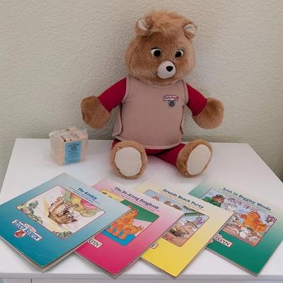 Teddy Ruxpin Talking Bear W/Tapes & Books