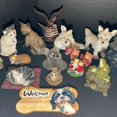 A Variety Of Animal Figurines