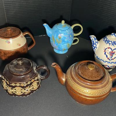 Variety Of Teapots 