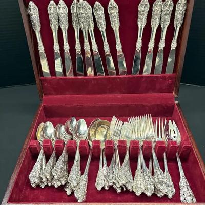 Set of Baroque by Godinger Silver-Plated Flatware