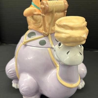 Dinosaur Cookie Jar 1997 Vintage Warner Bros. Fred Flintstone 