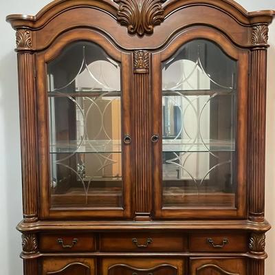 Wood China Cabinet 