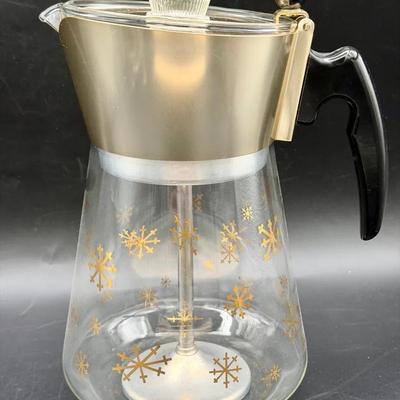 David Douglas flameproof glass coffee pot/carafe Atomic Starburst