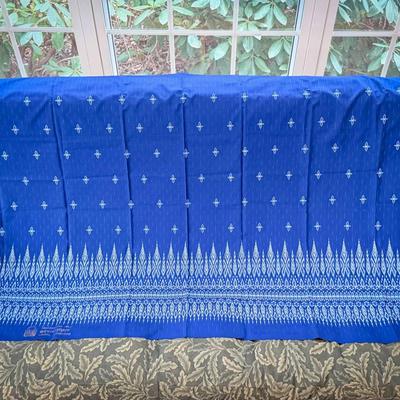 Beautiful Blue Jewish Fabric