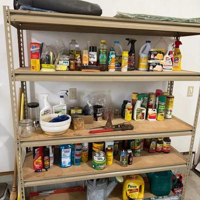 Garage Shelf Contents Lot