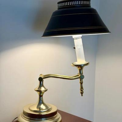 Brass Swing Arm Desk Lamp