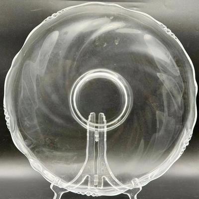 Imperial Glass Candlewick Clear Platter